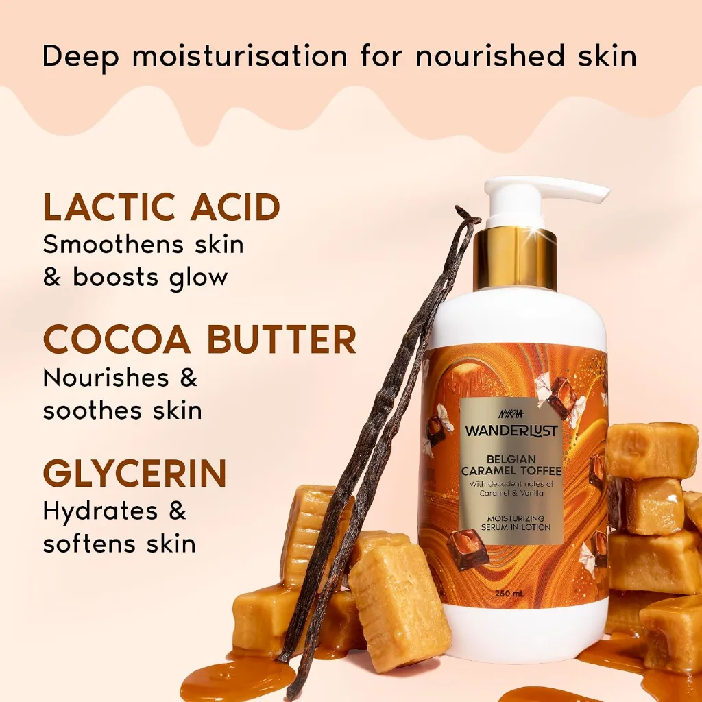 Nykaa Wanderlust Belgian Caramel Toffee Body Lotion4.webp