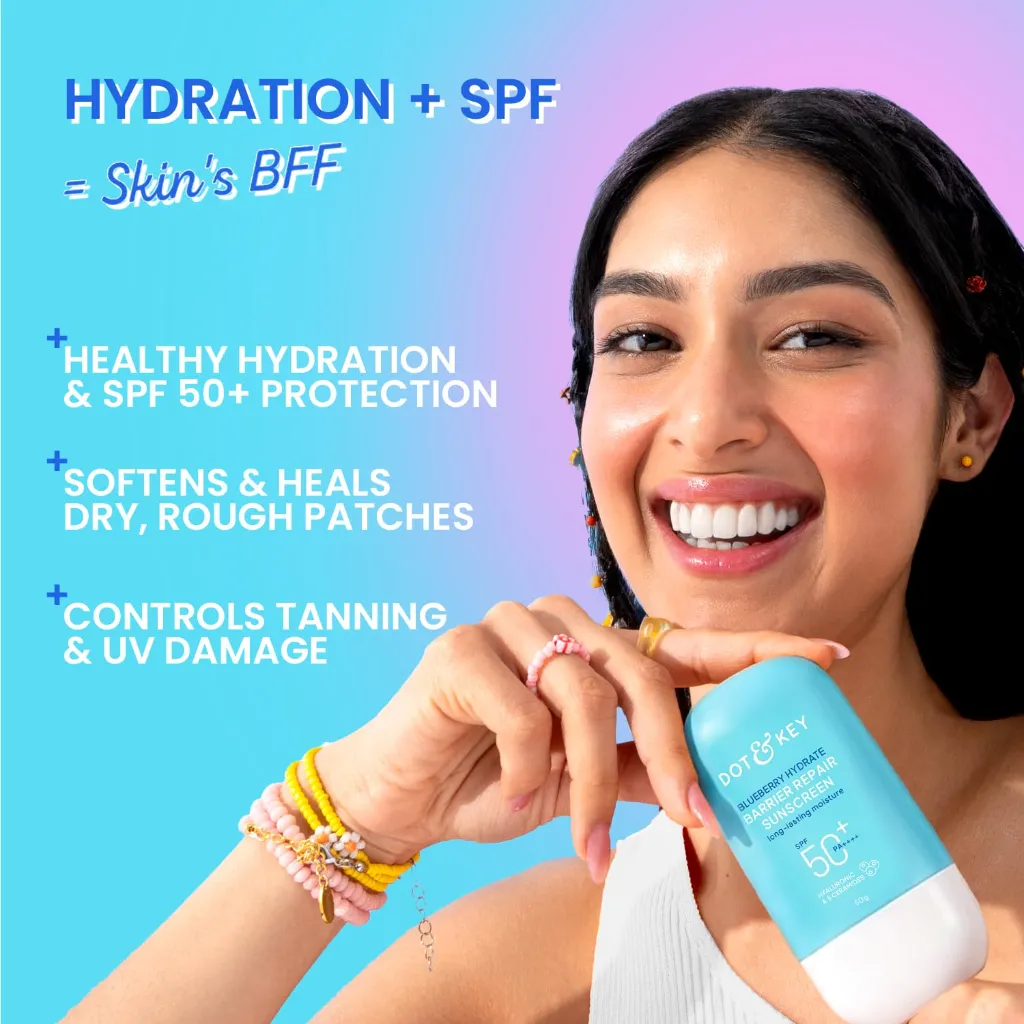 Dot & Key Blueberry Hydrate Barrier Repair Sunscreen Spf 50+ (50g)1.webp