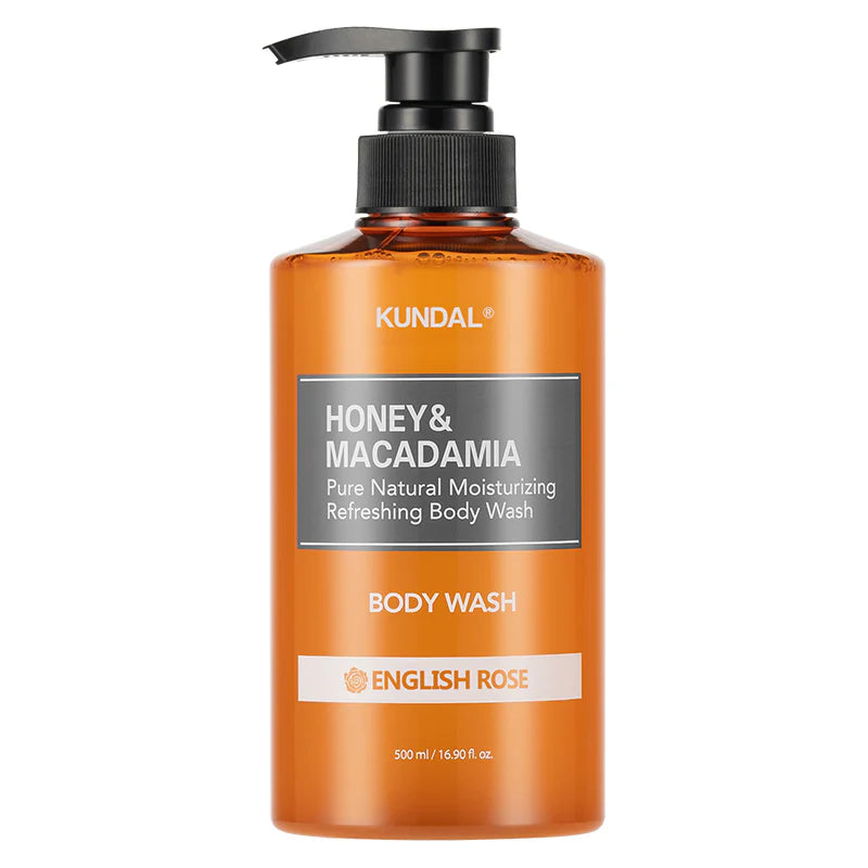 Kundal Honey & Macadamia Body Wash 500ml- English Rose