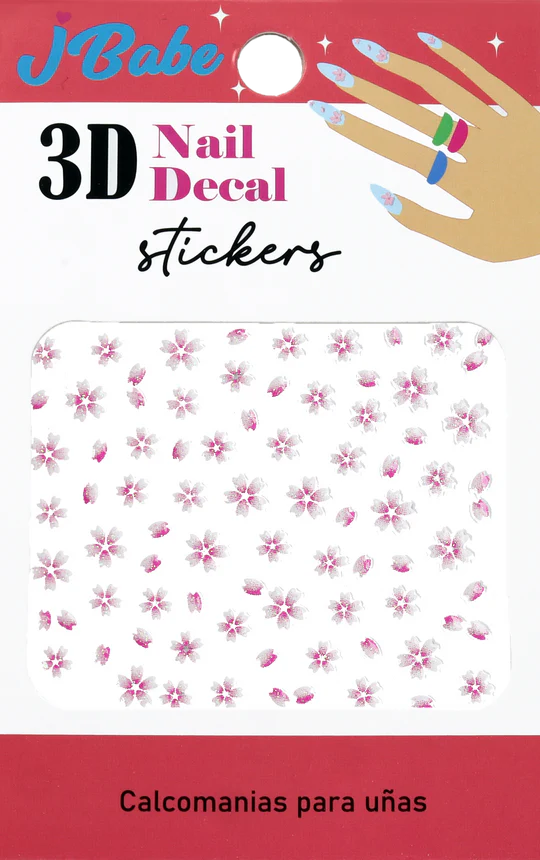 J Babe 3D Nail Decal Stickers