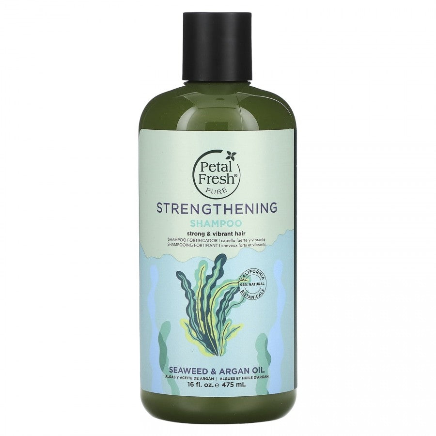 Petal Fresh Pure Strengthening Seaweed & Argan Oil Shampoo - 475ml