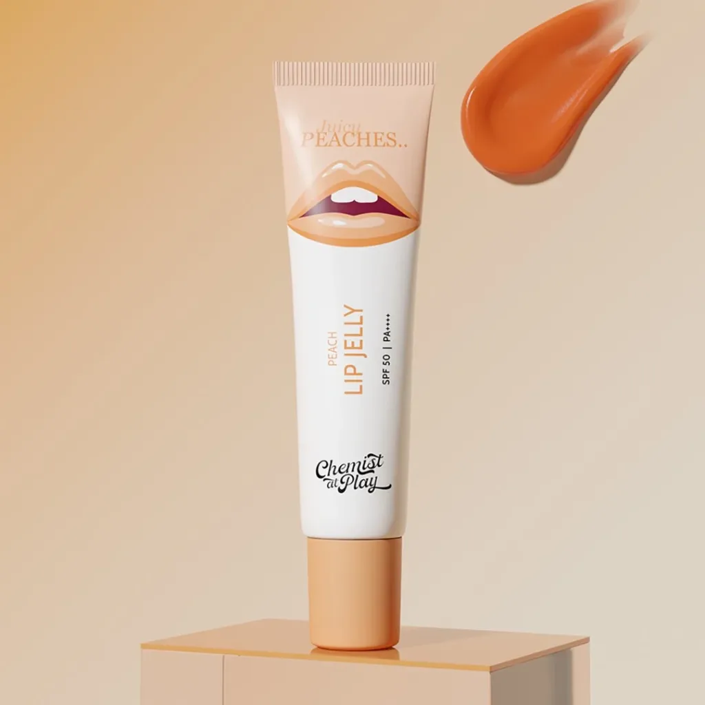 Chemist At Play Ceramides + 2% Kojic Acid Tinted Lip Lm Spf50 - Peach