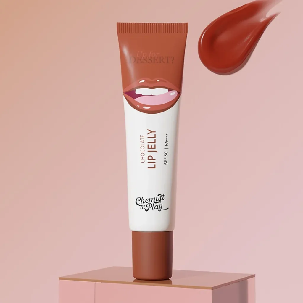Chemist At Play Ceramides + 2% Kojic Acid Tinted Lip Lm Spf50 - Chocolate