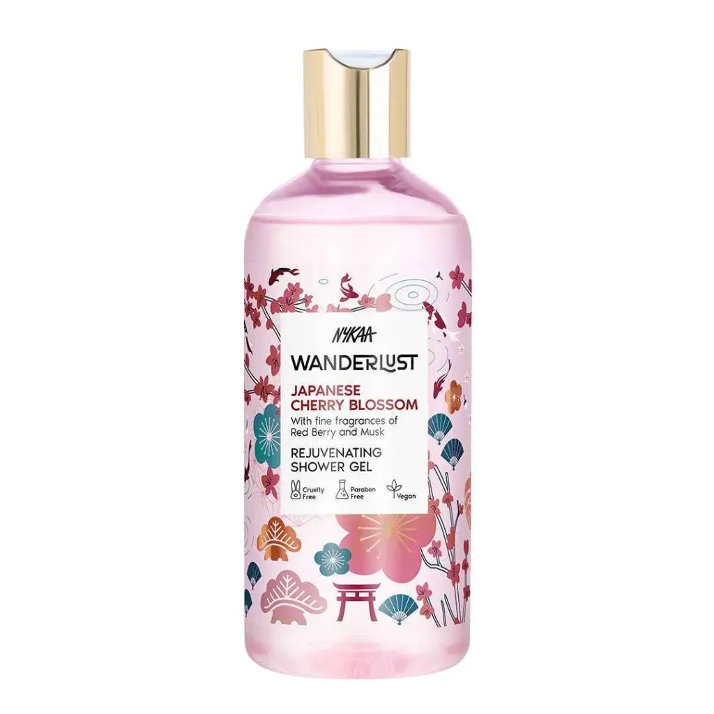 Nykaa Wanderlust Japanese Cherry Blossom Shower Gel