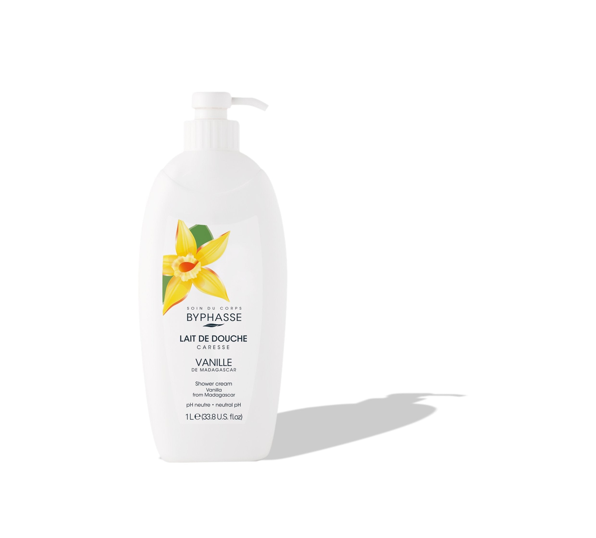 Byphasse Caresse Shower Cream Vanilla 1L
