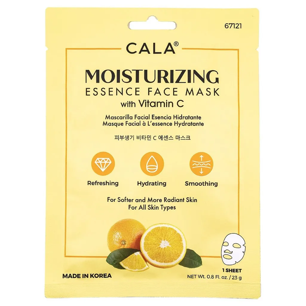 Cala Vitamin C Moisturizing Essence Face Masks - 23g