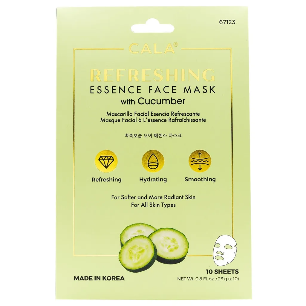 Cala Cucumber Refreshing Essence Face Mask - 23g