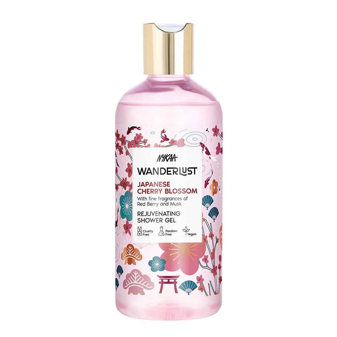 Nykaa Wanderlust Japanese Cherry Blossom Shower Gel